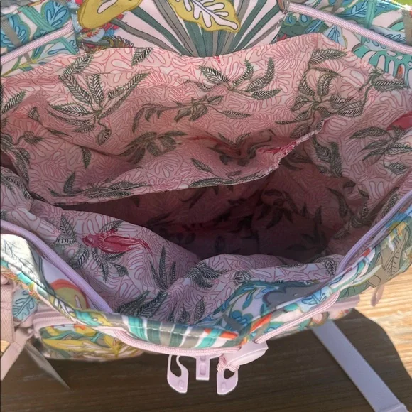 Vera Bradley Rain Forest Canopy Utility Backpack - Picture 10 of 16